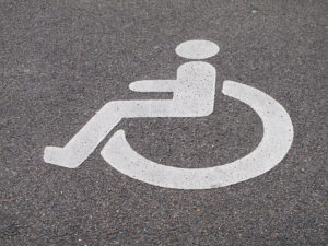 Handicapparkeringsplads i livet